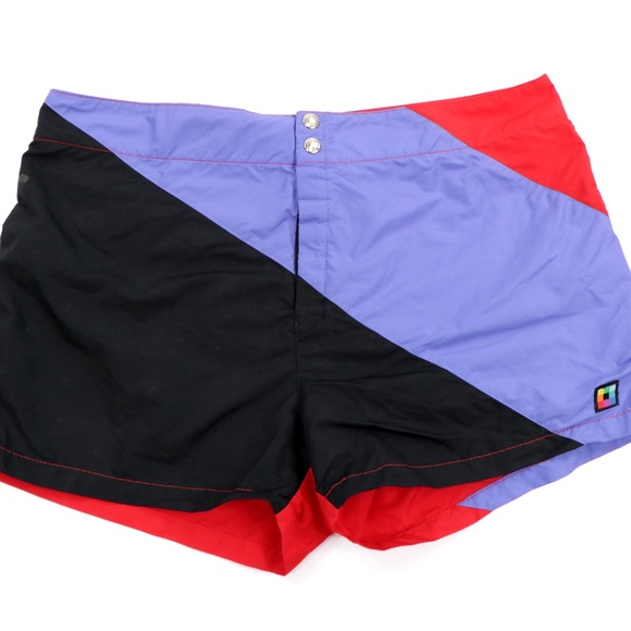 mens 80s running shorts